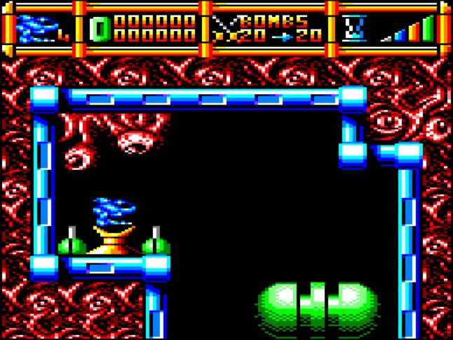 Cybernoid 2 - Amstrad CPC game screenshot (1988) by Hewson
